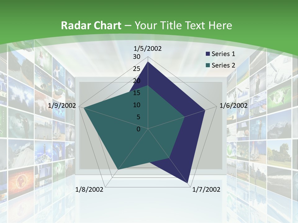 A Room Filled With Lots Of Different Pictures PowerPoint Template