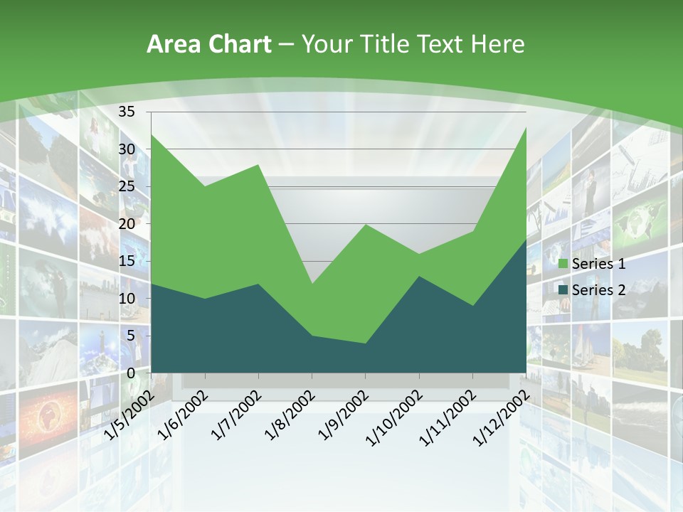 A Room Filled With Lots Of Different Pictures PowerPoint Template