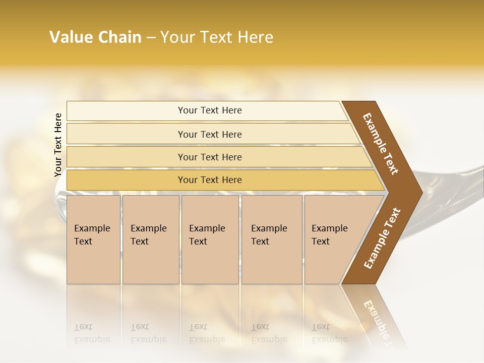 A Spoon Full Of Vitamin Pills On A White Surface PowerPoint Template