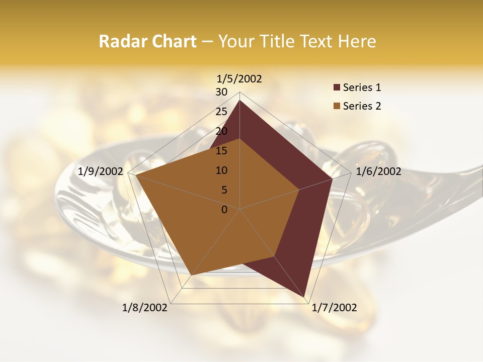 A Spoon Full Of Vitamin Pills On A White Surface PowerPoint Template