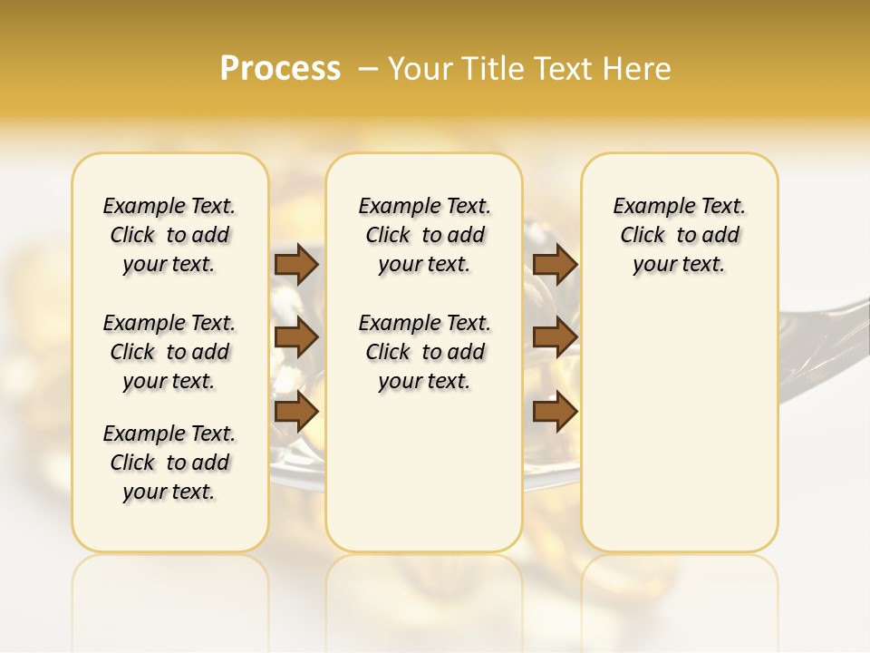 A Spoon Full Of Vitamin Pills On A White Surface PowerPoint Template