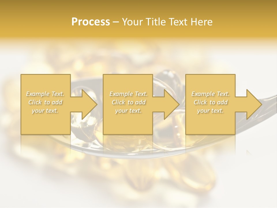 A Spoon Full Of Vitamin Pills On A White Surface PowerPoint Template