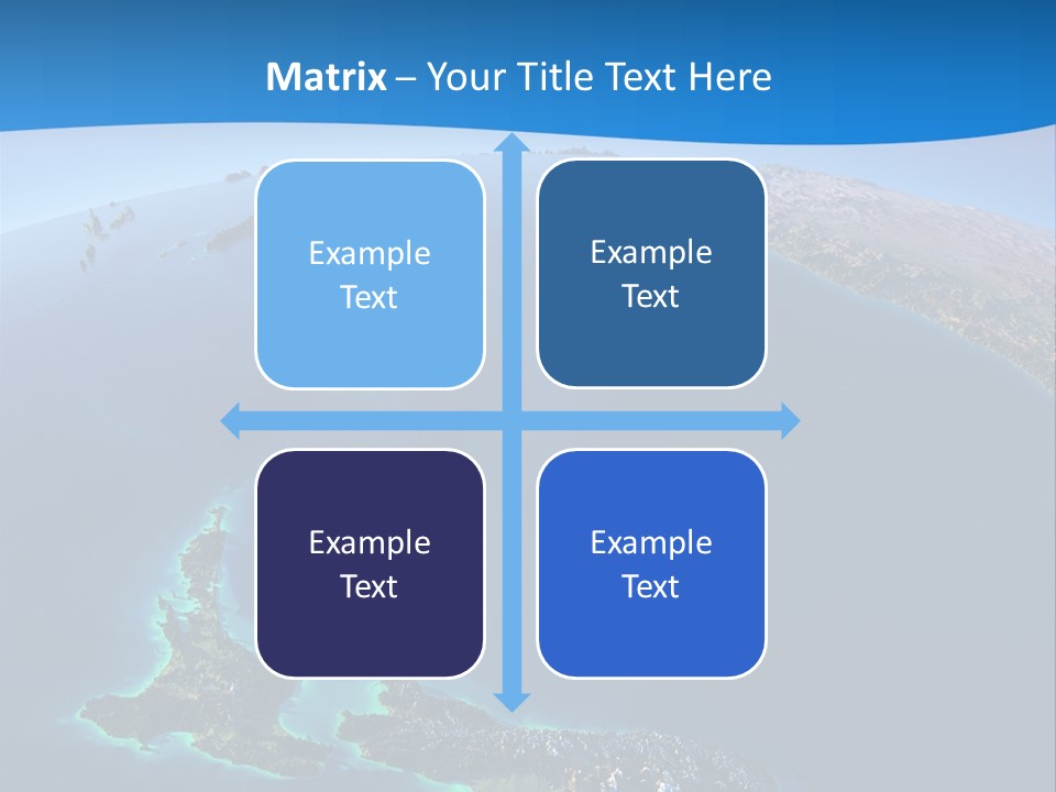 An Aerial View Of A Tropical Island Powerpoint Presentation PowerPoint Template