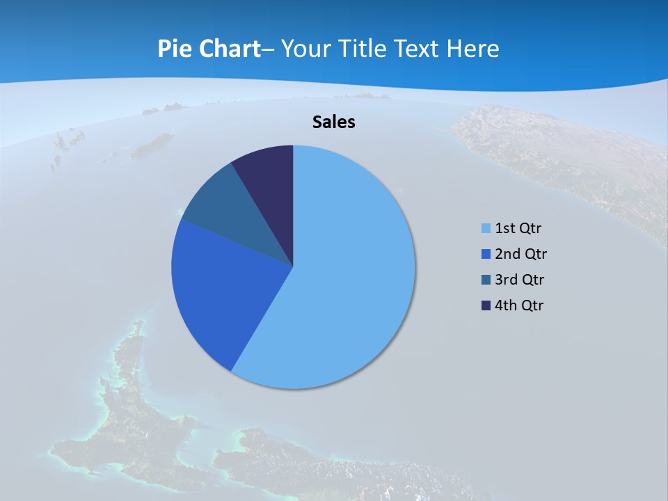 An Aerial View Of A Tropical Island Powerpoint Presentation PowerPoint Template