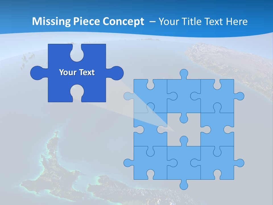 An Aerial View Of A Tropical Island Powerpoint Presentation PowerPoint Template