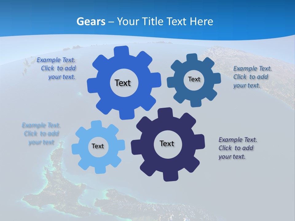 An Aerial View Of A Tropical Island Powerpoint Presentation PowerPoint Template