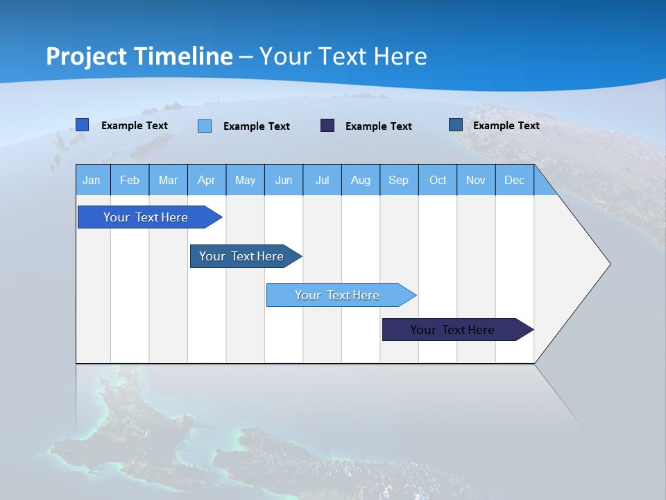 An Aerial View Of A Tropical Island Powerpoint Presentation PowerPoint Template