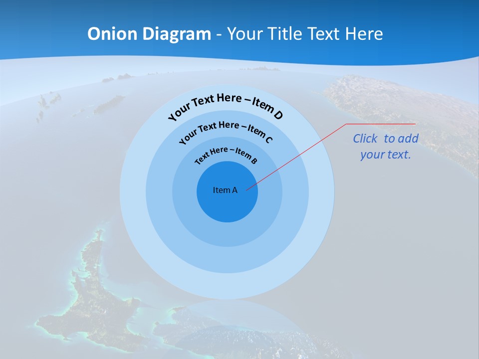 An Aerial View Of A Tropical Island Powerpoint Presentation PowerPoint Template