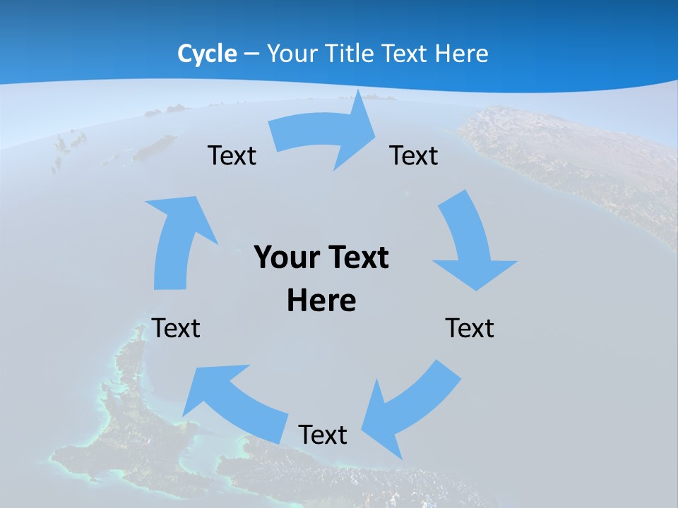An Aerial View Of A Tropical Island Powerpoint Presentation PowerPoint Template