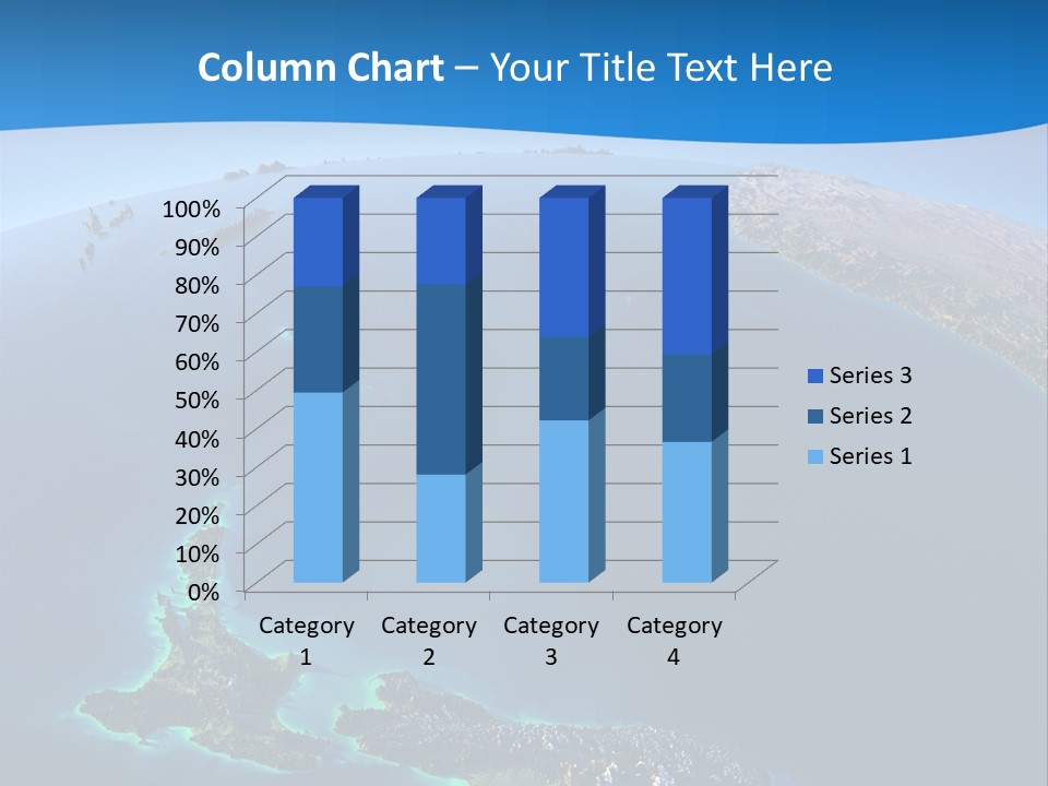 An Aerial View Of A Tropical Island Powerpoint Presentation PowerPoint Template