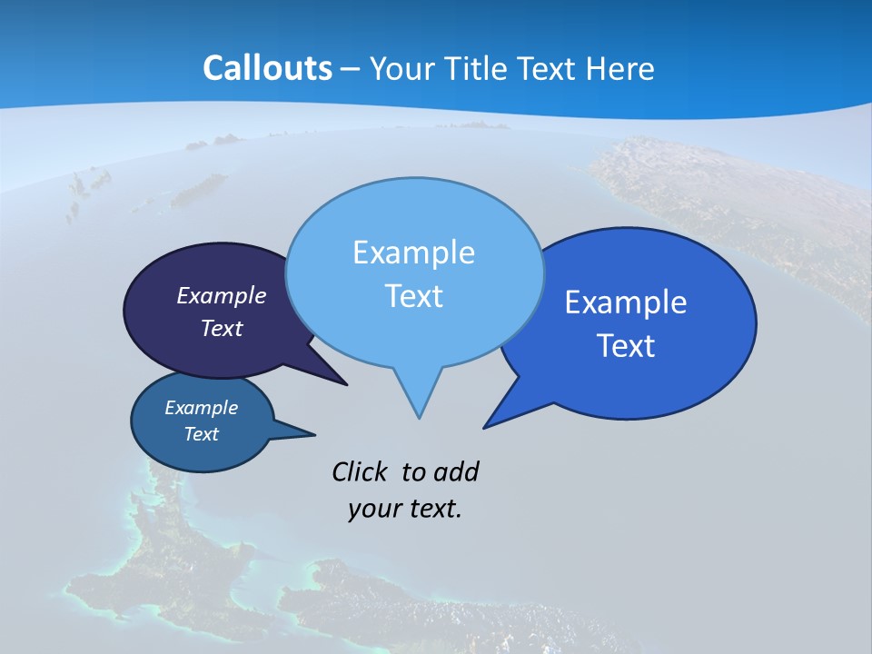 An Aerial View Of A Tropical Island Powerpoint Presentation PowerPoint Template