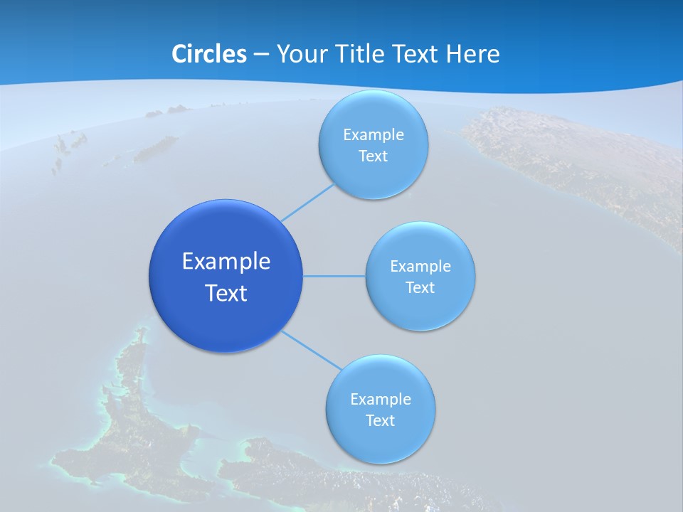 An Aerial View Of A Tropical Island Powerpoint Presentation PowerPoint Template