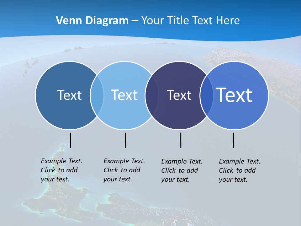 An Aerial View Of A Tropical Island Powerpoint Presentation PowerPoint Template