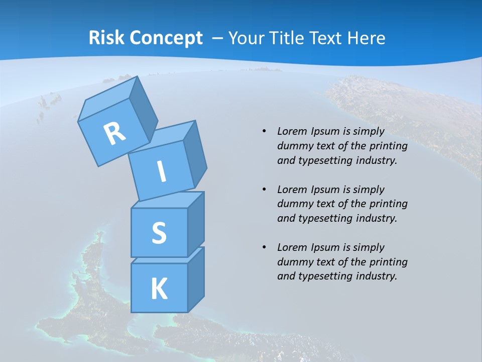An Aerial View Of A Tropical Island Powerpoint Presentation PowerPoint Template