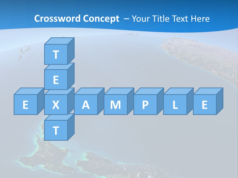 An Aerial View Of A Tropical Island Powerpoint Presentation PowerPoint Template