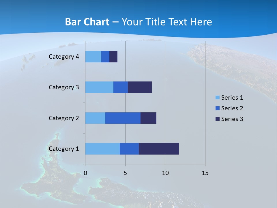 An Aerial View Of A Tropical Island Powerpoint Presentation PowerPoint Template