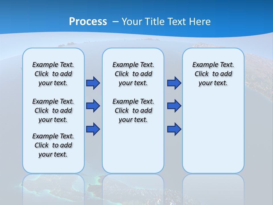 An Aerial View Of A Tropical Island Powerpoint Presentation PowerPoint Template