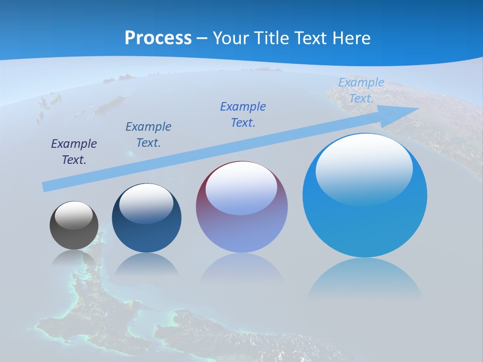 An Aerial View Of A Tropical Island Powerpoint Presentation PowerPoint Template