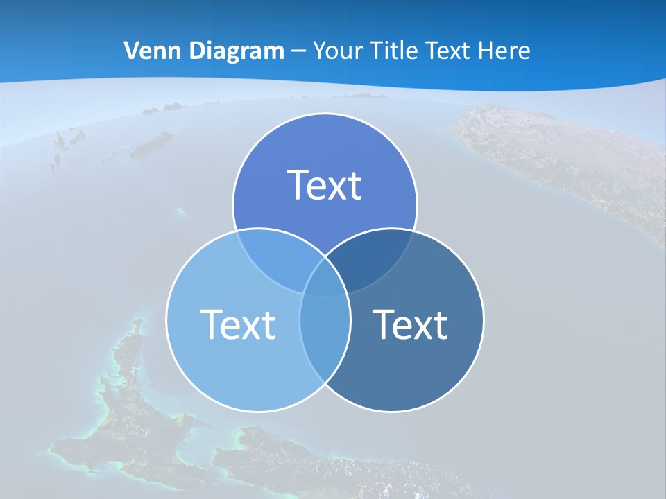 An Aerial View Of A Tropical Island Powerpoint Presentation PowerPoint Template