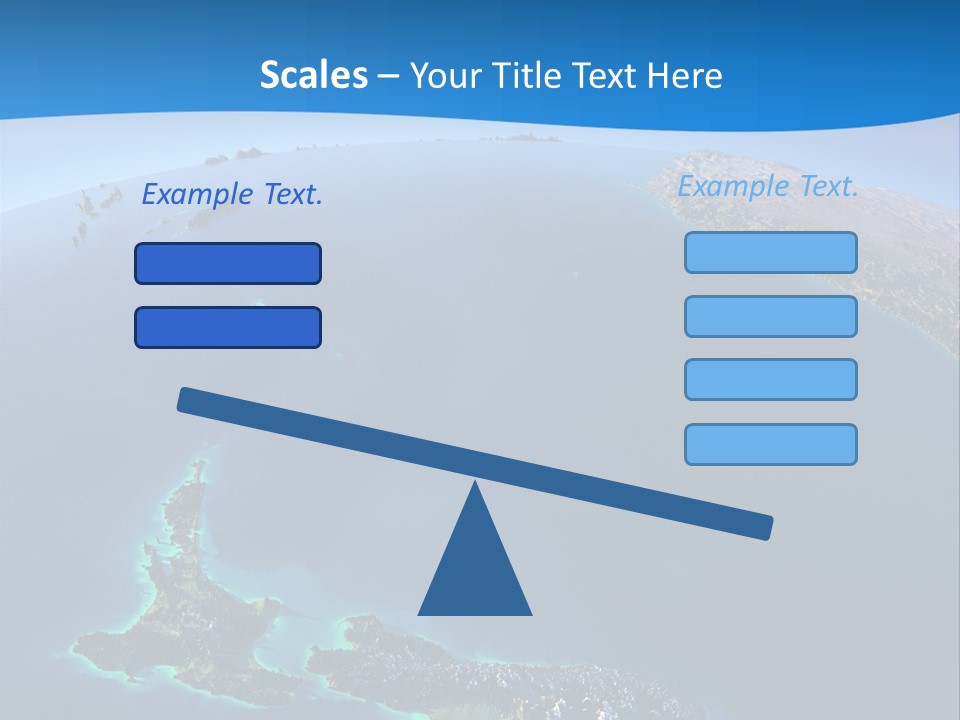 An Aerial View Of A Tropical Island Powerpoint Presentation PowerPoint Template