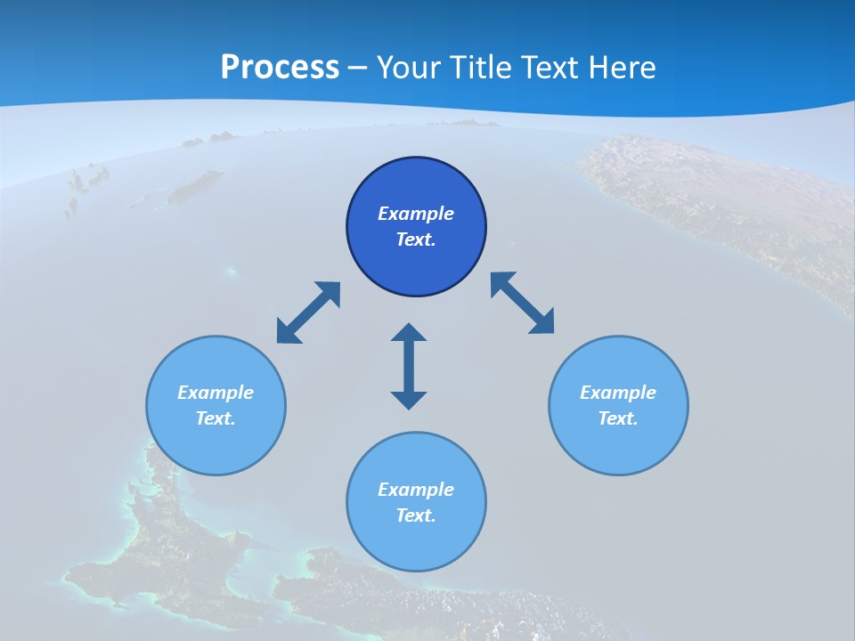 An Aerial View Of A Tropical Island Powerpoint Presentation PowerPoint Template