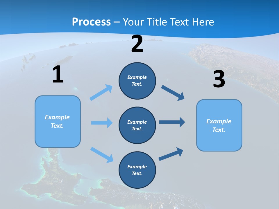 An Aerial View Of A Tropical Island Powerpoint Presentation PowerPoint Template
