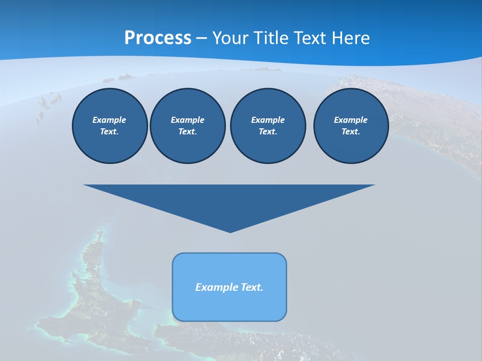An Aerial View Of A Tropical Island Powerpoint Presentation PowerPoint Template