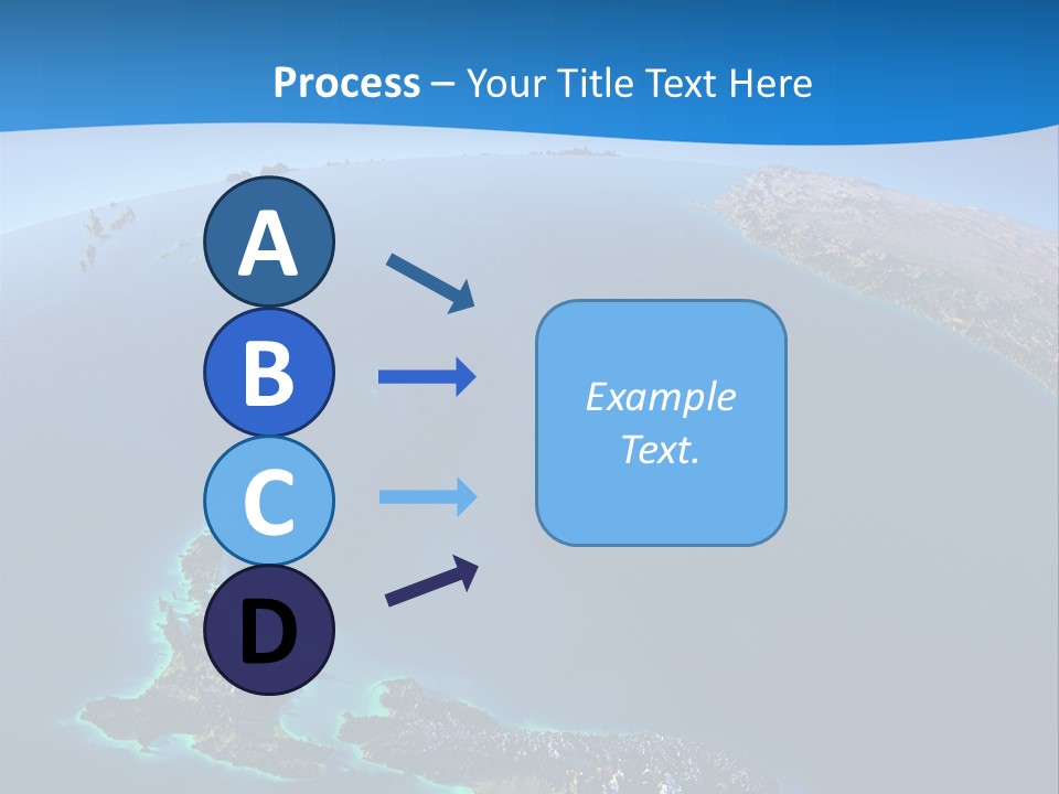 An Aerial View Of A Tropical Island Powerpoint Presentation PowerPoint Template