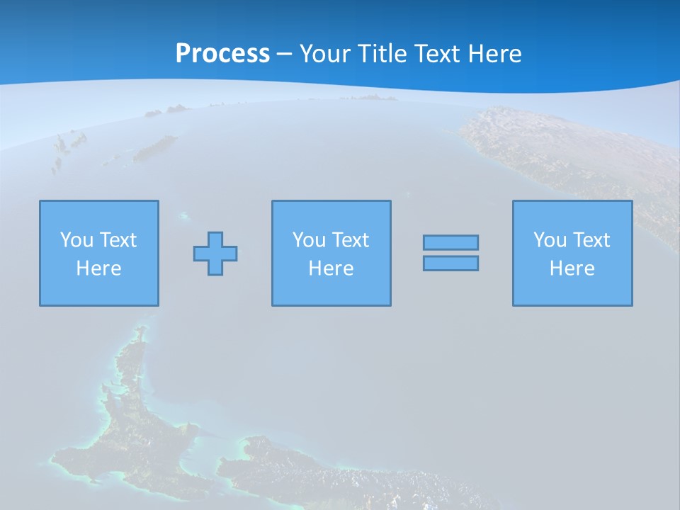 An Aerial View Of A Tropical Island Powerpoint Presentation PowerPoint Template