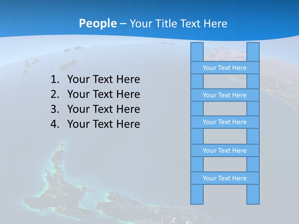 An Aerial View Of A Tropical Island Powerpoint Presentation PowerPoint Template