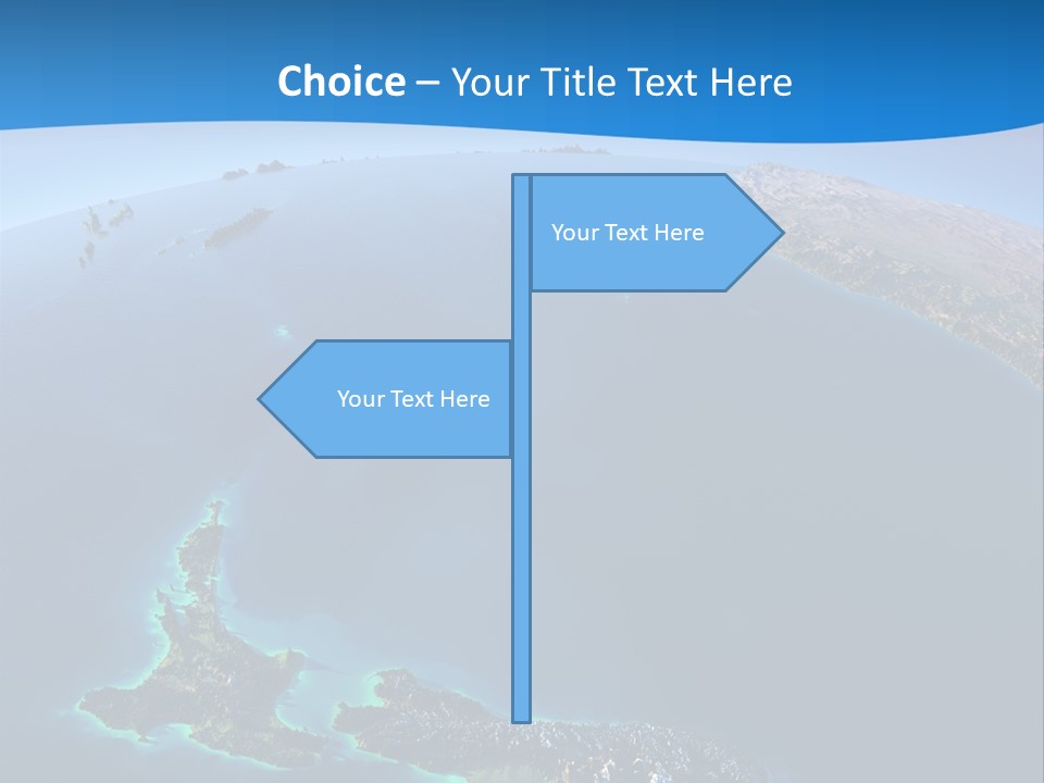 An Aerial View Of A Tropical Island Powerpoint Presentation PowerPoint Template