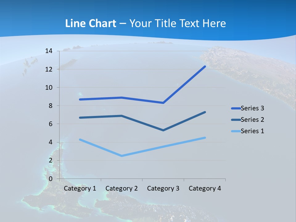 An Aerial View Of A Tropical Island Powerpoint Presentation PowerPoint Template