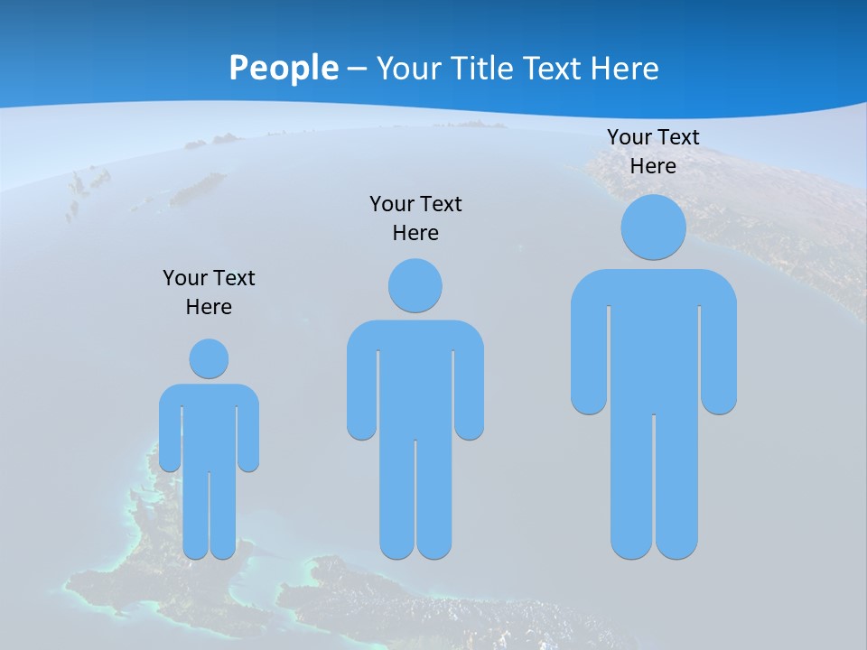 An Aerial View Of A Tropical Island Powerpoint Presentation PowerPoint Template