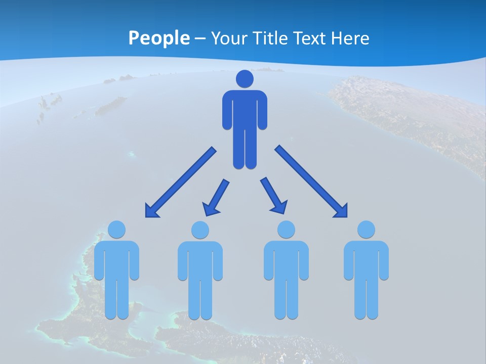 An Aerial View Of A Tropical Island Powerpoint Presentation PowerPoint Template