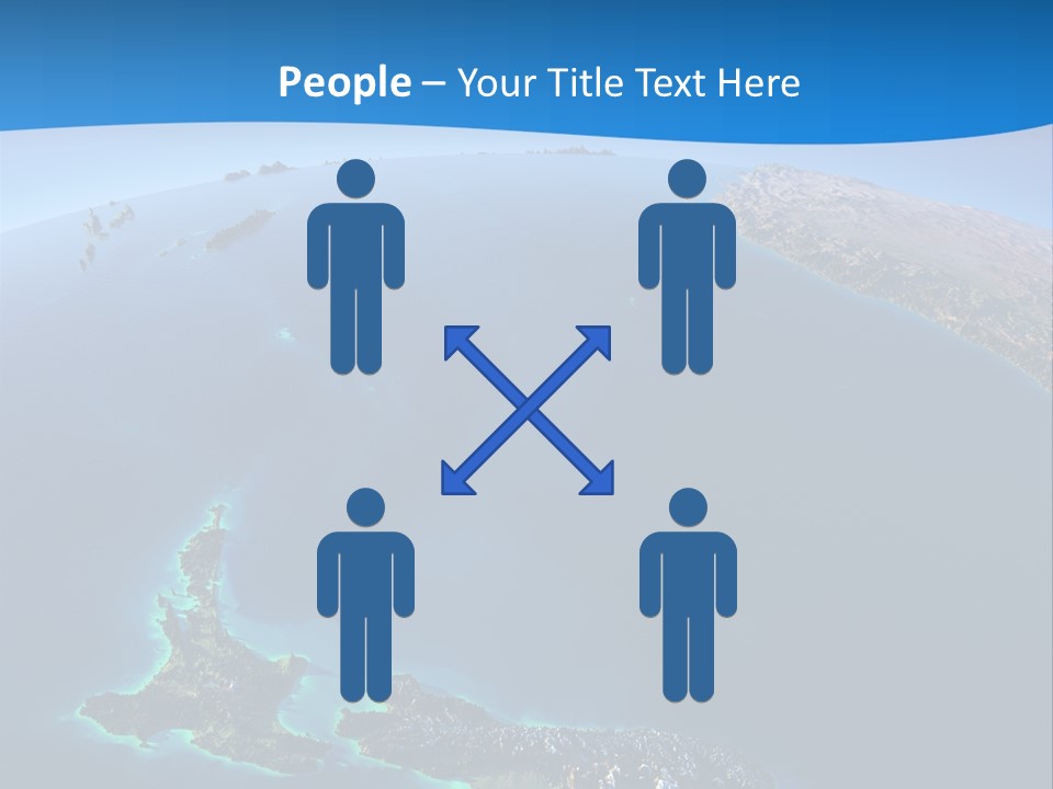 An Aerial View Of A Tropical Island Powerpoint Presentation PowerPoint Template