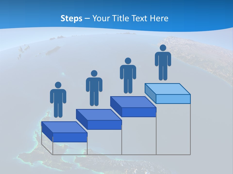 An Aerial View Of A Tropical Island Powerpoint Presentation PowerPoint Template