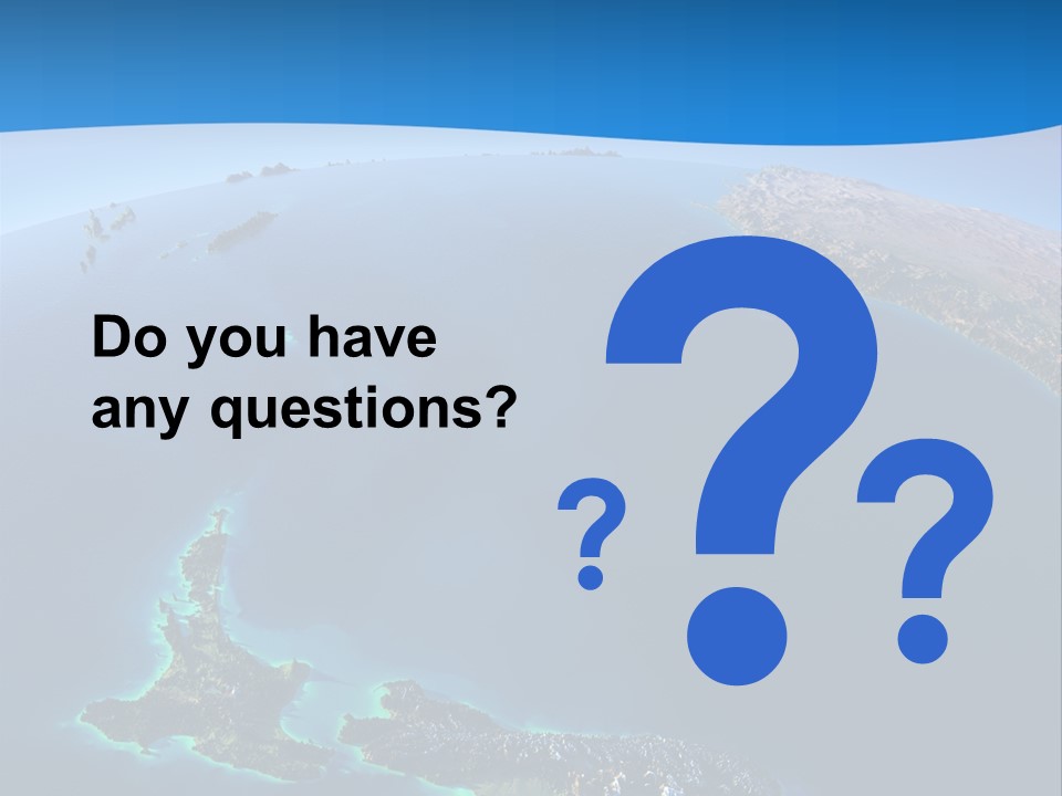 An Aerial View Of A Tropical Island Powerpoint Presentation PowerPoint Template