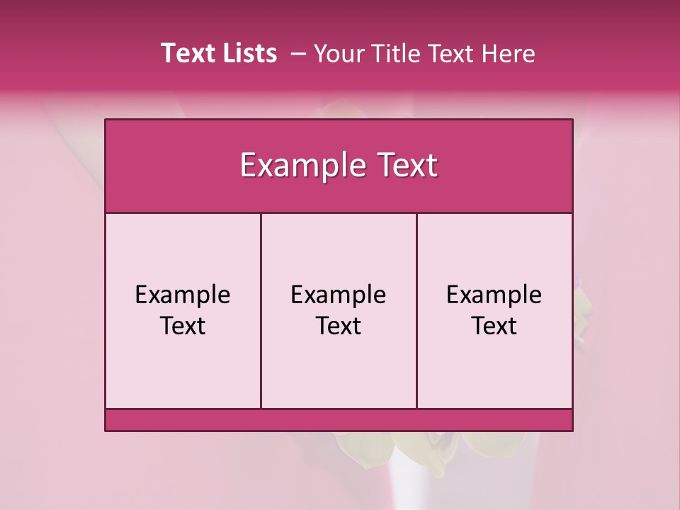 A Woman In A Pink Dress Holding A Bouquet Of Flowers PowerPoint Template