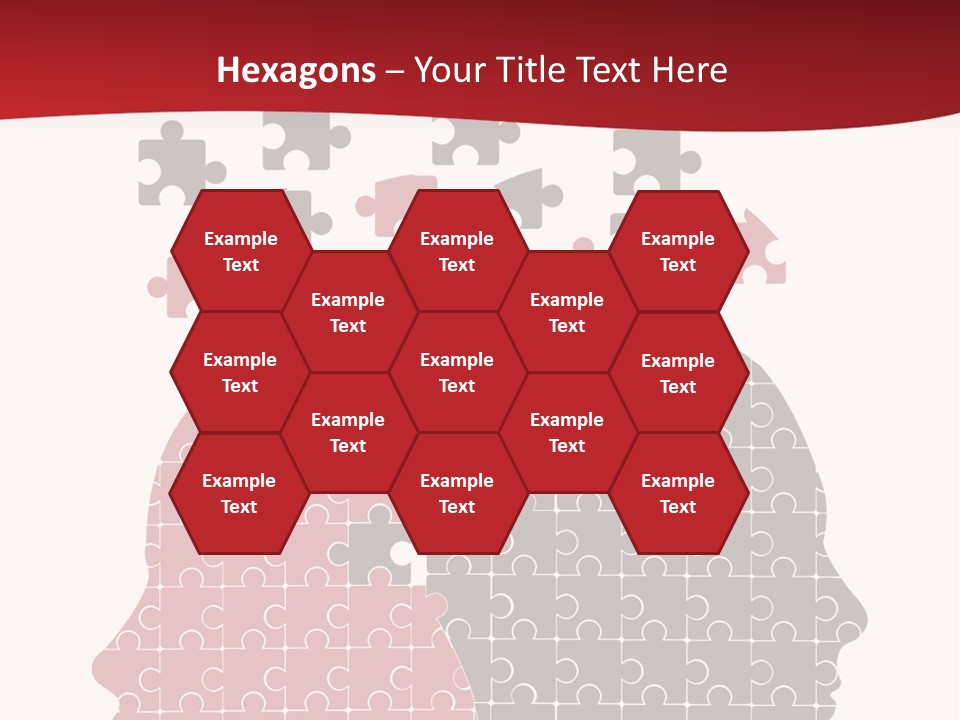 A Person With Puzzle Pieces In Their Head PowerPoint Template