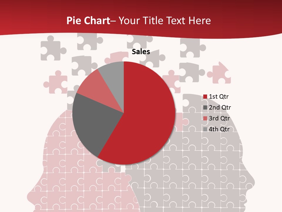 A Person With Puzzle Pieces In Their Head PowerPoint Template