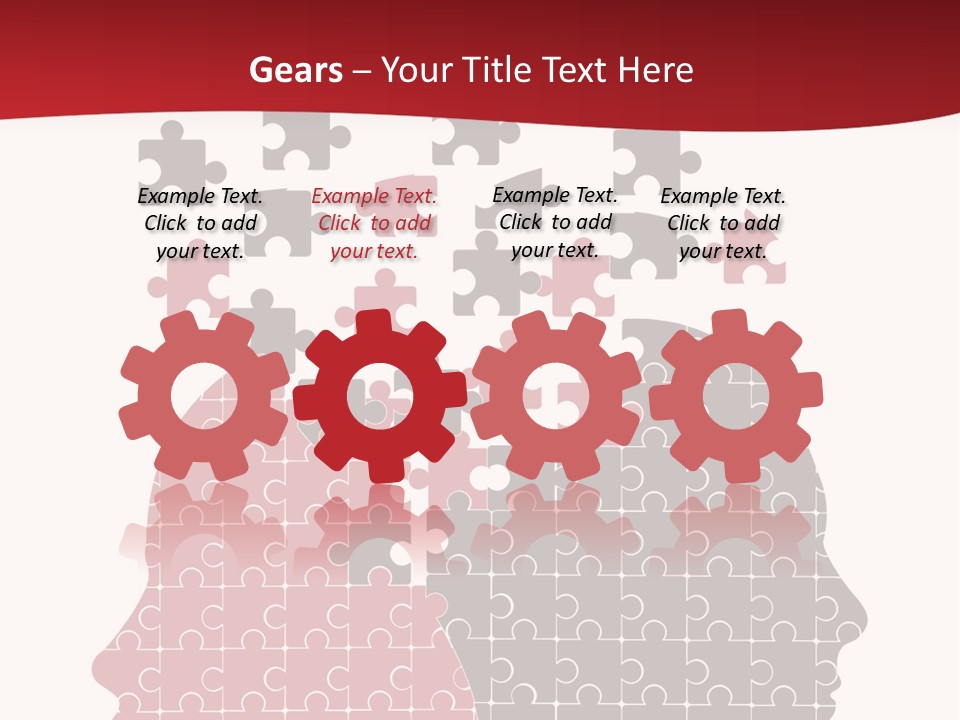 A Person With Puzzle Pieces In Their Head PowerPoint Template