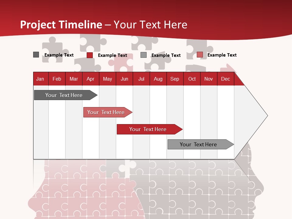 A Person With Puzzle Pieces In Their Head PowerPoint Template