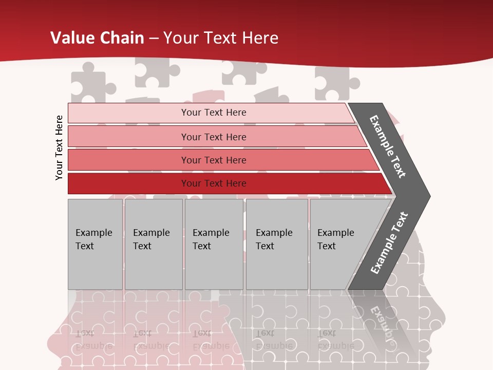 A Person With Puzzle Pieces In Their Head PowerPoint Template