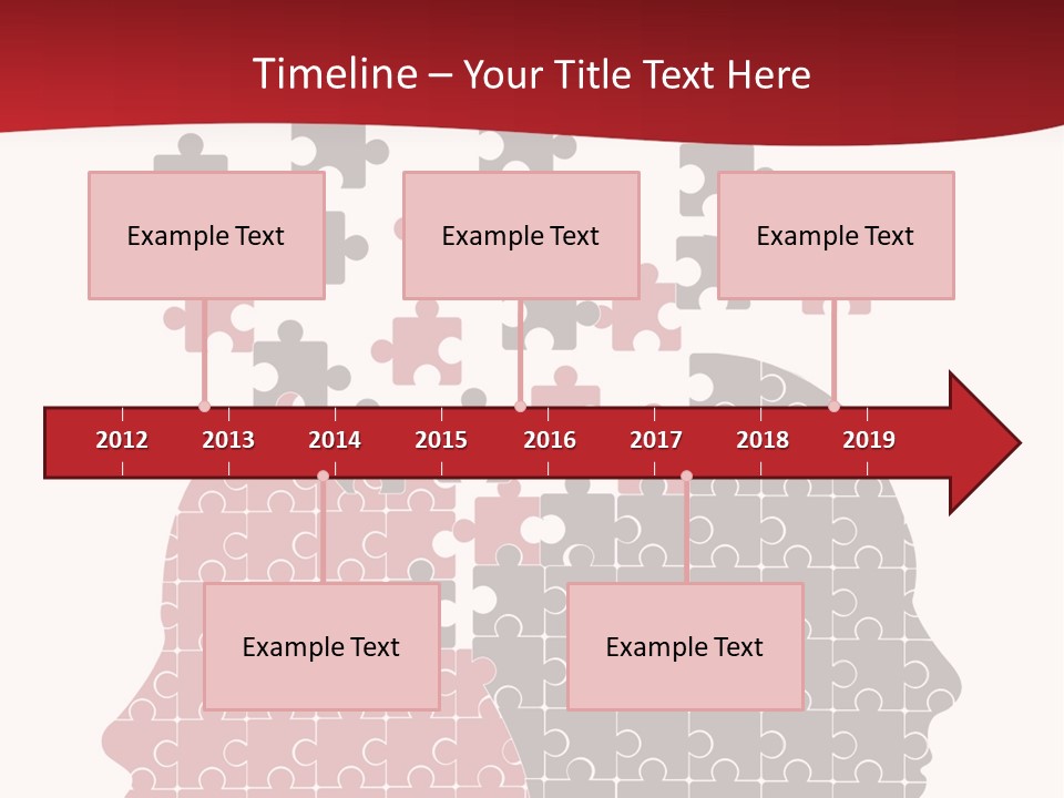 A Person With Puzzle Pieces In Their Head PowerPoint Template