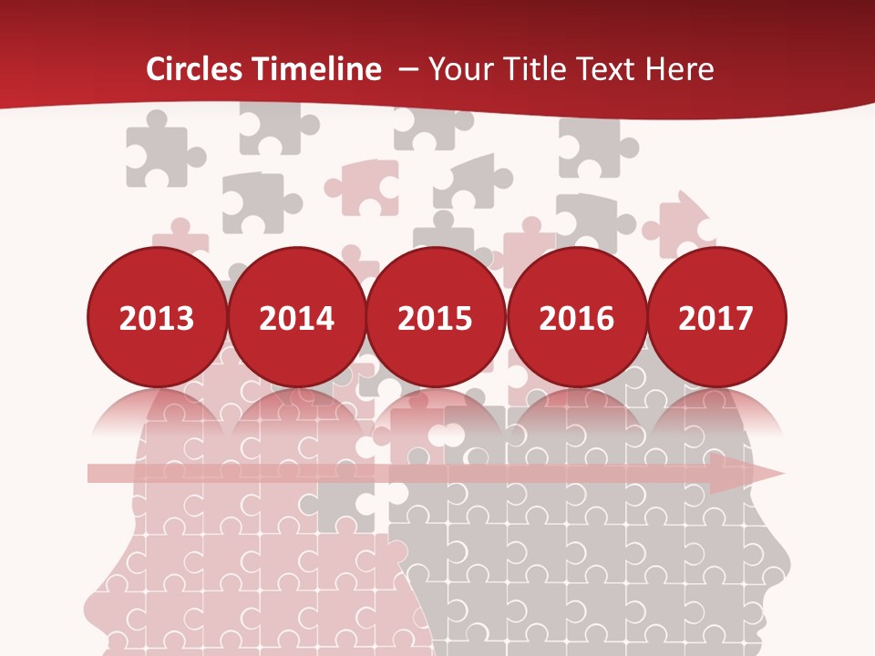 A Person With Puzzle Pieces In Their Head PowerPoint Template