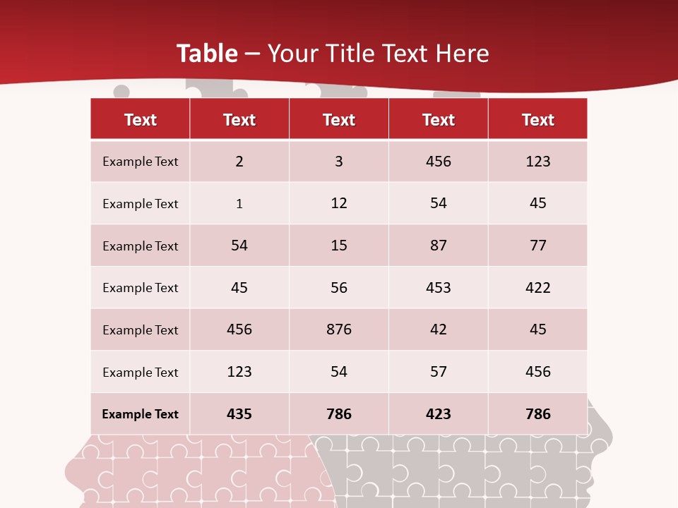 A Person With Puzzle Pieces In Their Head PowerPoint Template