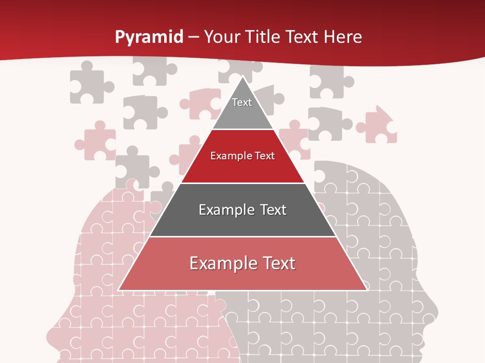 A Person With Puzzle Pieces In Their Head PowerPoint Template