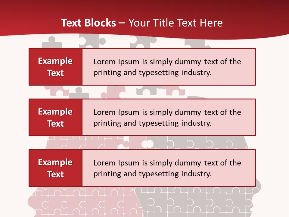 A Person With Puzzle Pieces In Their Head PowerPoint Template
