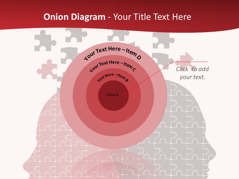 A Person With Puzzle Pieces In Their Head PowerPoint Template