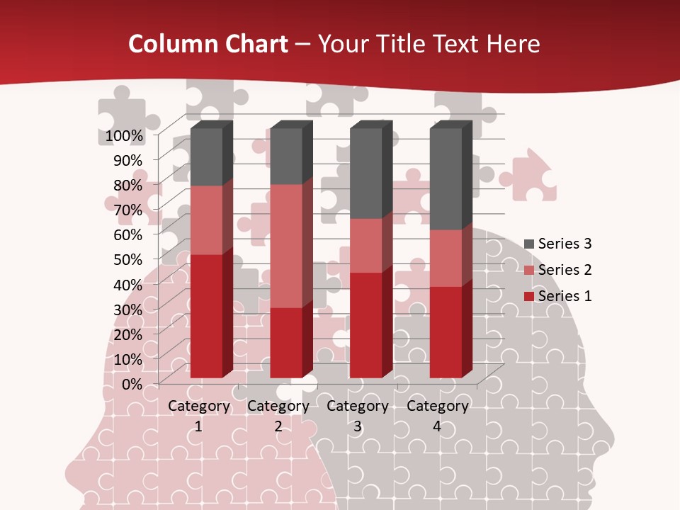 A Person With Puzzle Pieces In Their Head PowerPoint Template